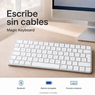 Apple Magic Keyboard Mk2a3e/a Espa&ntilde;ol Bluetooth