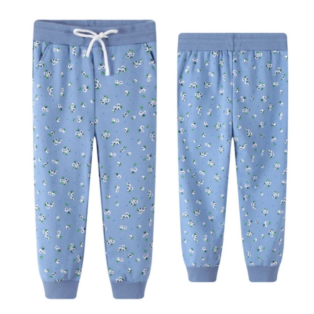 Pantal&oacute;n Buzo Ni&ntilde;a 100% Algod&oacute;n Azul image number 0.0