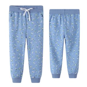 Pantal&oacute;n Buzo Ni&ntilde;a 100% Algod&oacute;n Azul