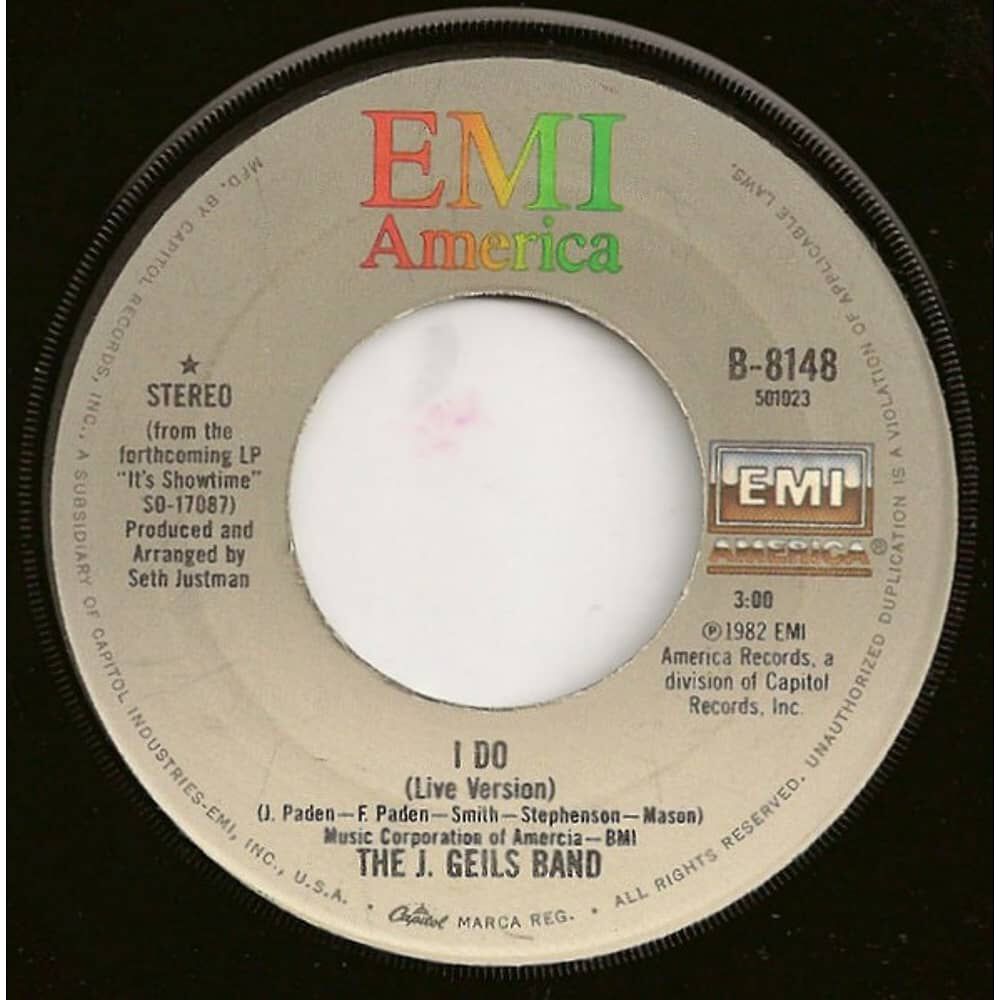 J. Geils Band - I Do | 7" Single Vinilo Usado image number 0.0