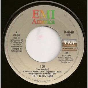 J. Geils Band - I Do | 7" Single Vinilo Usado