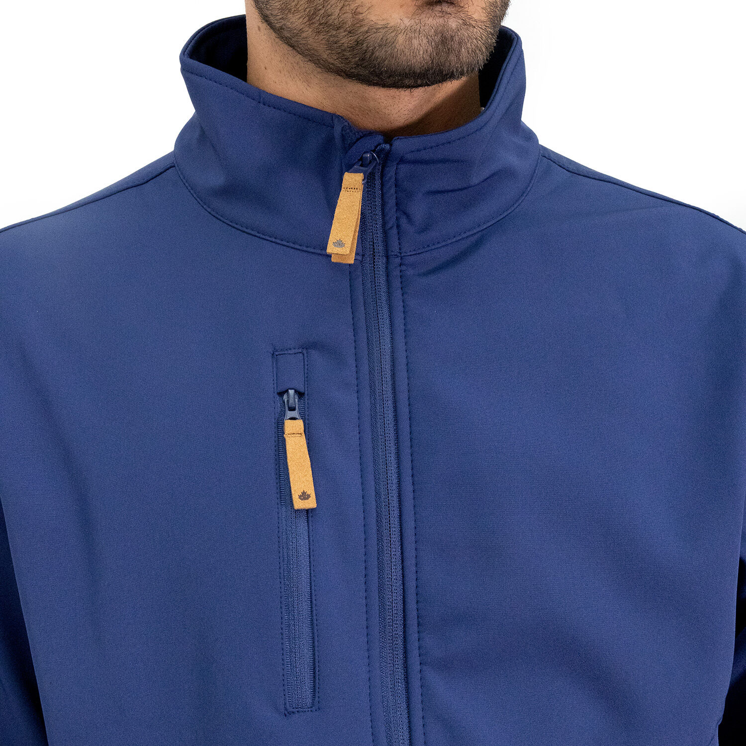 Softshell Quebec Lobo Azul Hombre image number 4.0