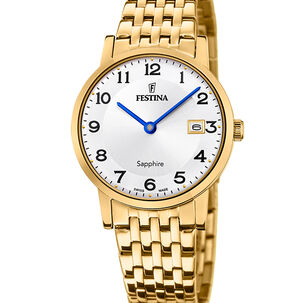 Reloj F20021/4 Festina Swiss Plateado Mujer Swiss Made
