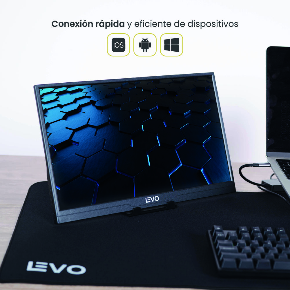 Monitor Portátil Gamer Viewgo 15,6" Full Hd 1080p Levo image number 1.0