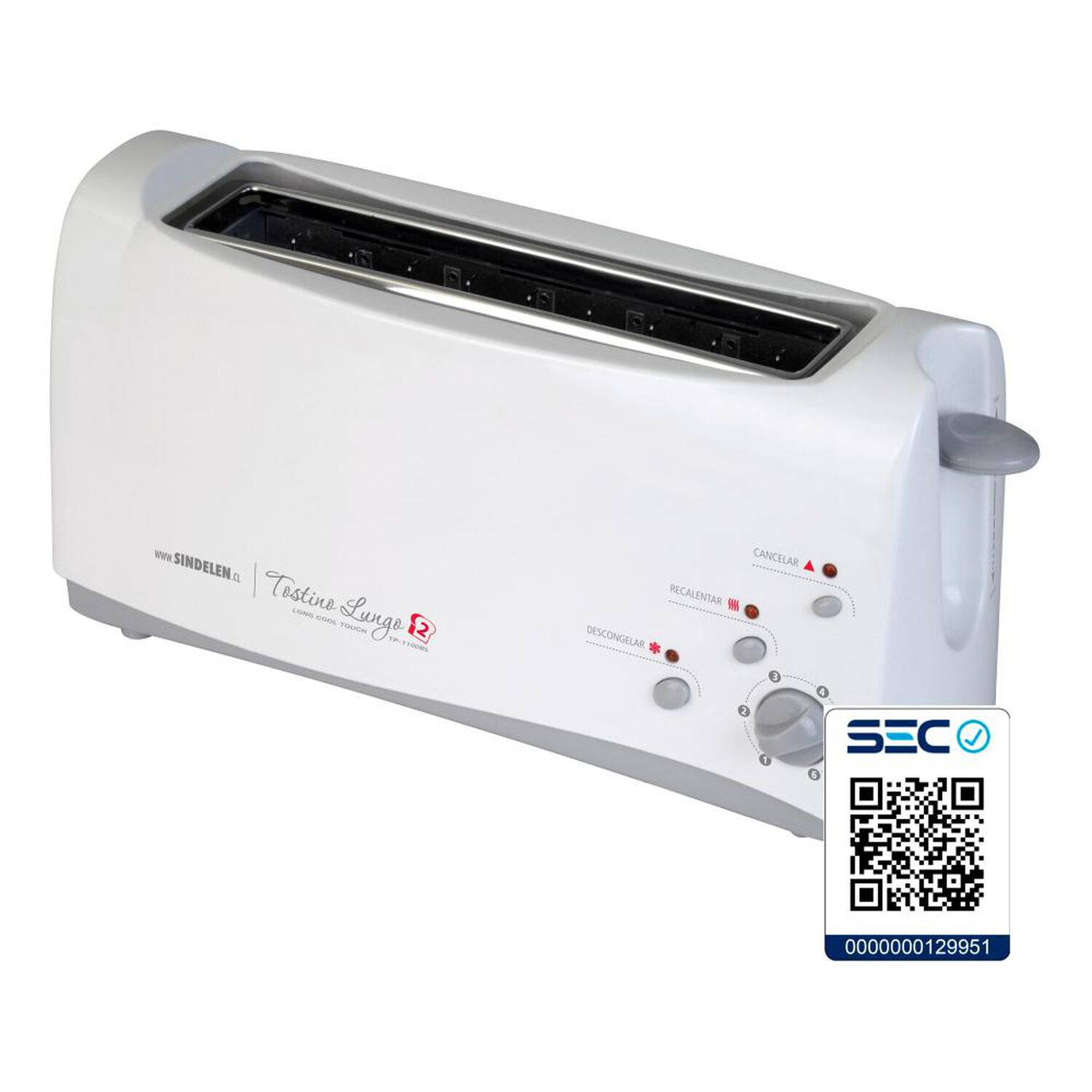 Tostador De Pan Sindelen TP-1100BL / 4 Panes image number 1.0