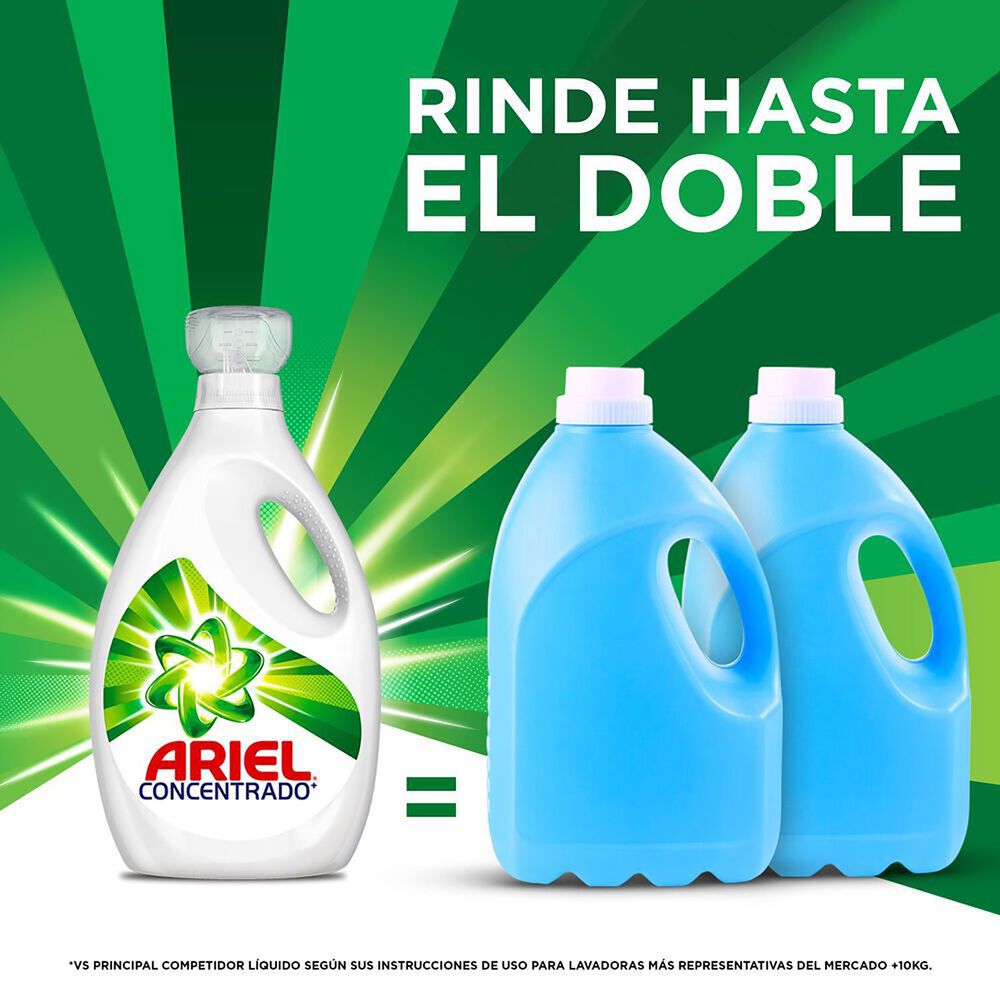 Ariel Detergente Líquido Concentrado 1.8 Lt image number 2.0