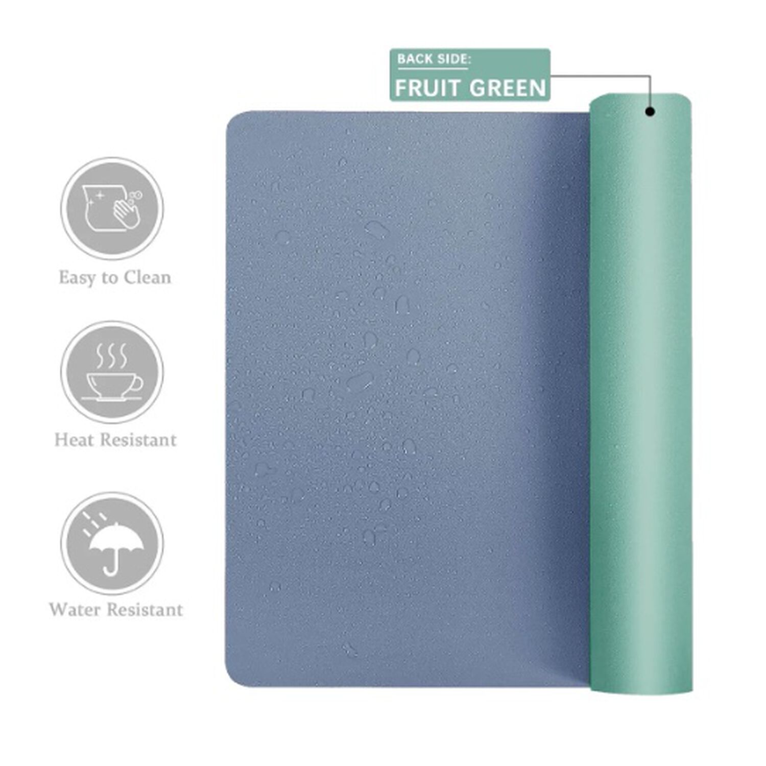 Alfombrilla Mousepad Reversible Celeste image number 2.0