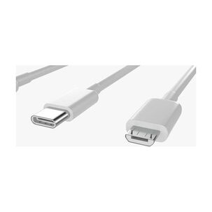 Cable De Carga Para Celular Carga R&aacute;pida 3 Salidas Puntas Incluidas 3 En 1 2.4a Reforzado 1 Mt. Micro Usb Y Tipo C