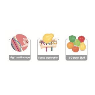 Juguete Canasto De Frutas Y Verduras Interactivo Infantil