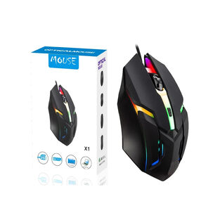 Mouse Gamer Optico X1 Rgb 1600 Dpi