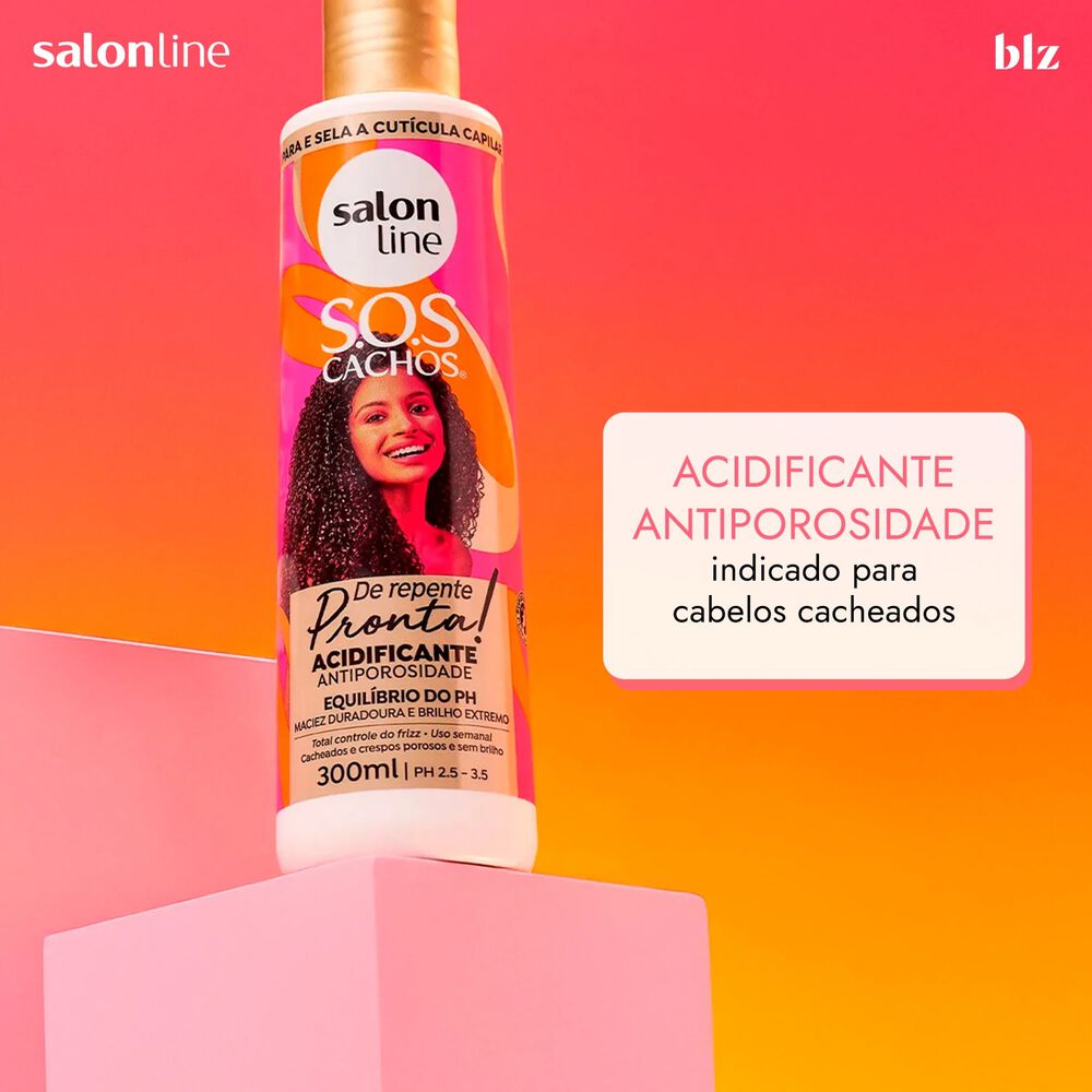 Sos Acidificante Antiporosidades De Pronta 300ml Salon Line image number 2.0
