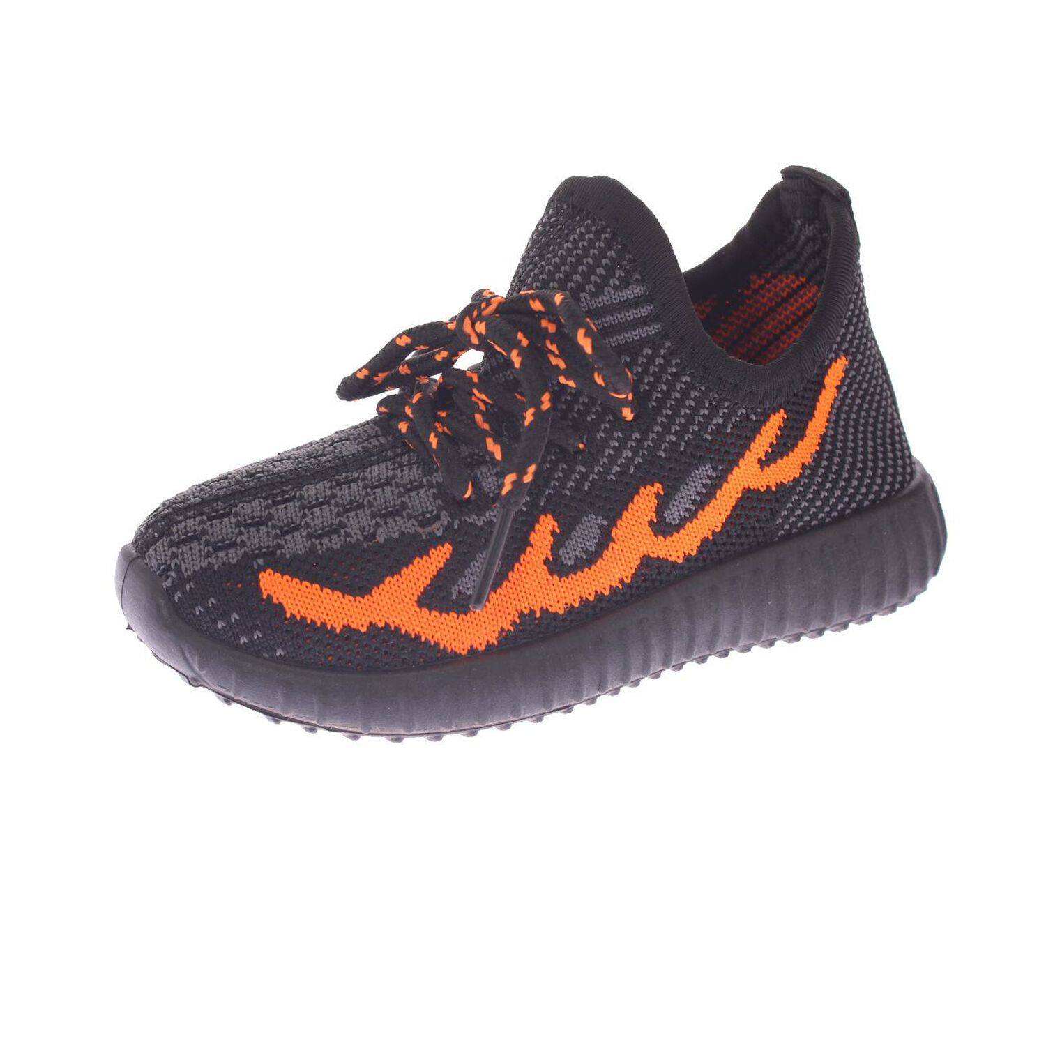 Zapatilla Kids Negro Naranjo Bbo Art. 20854blackorange image number 0.0