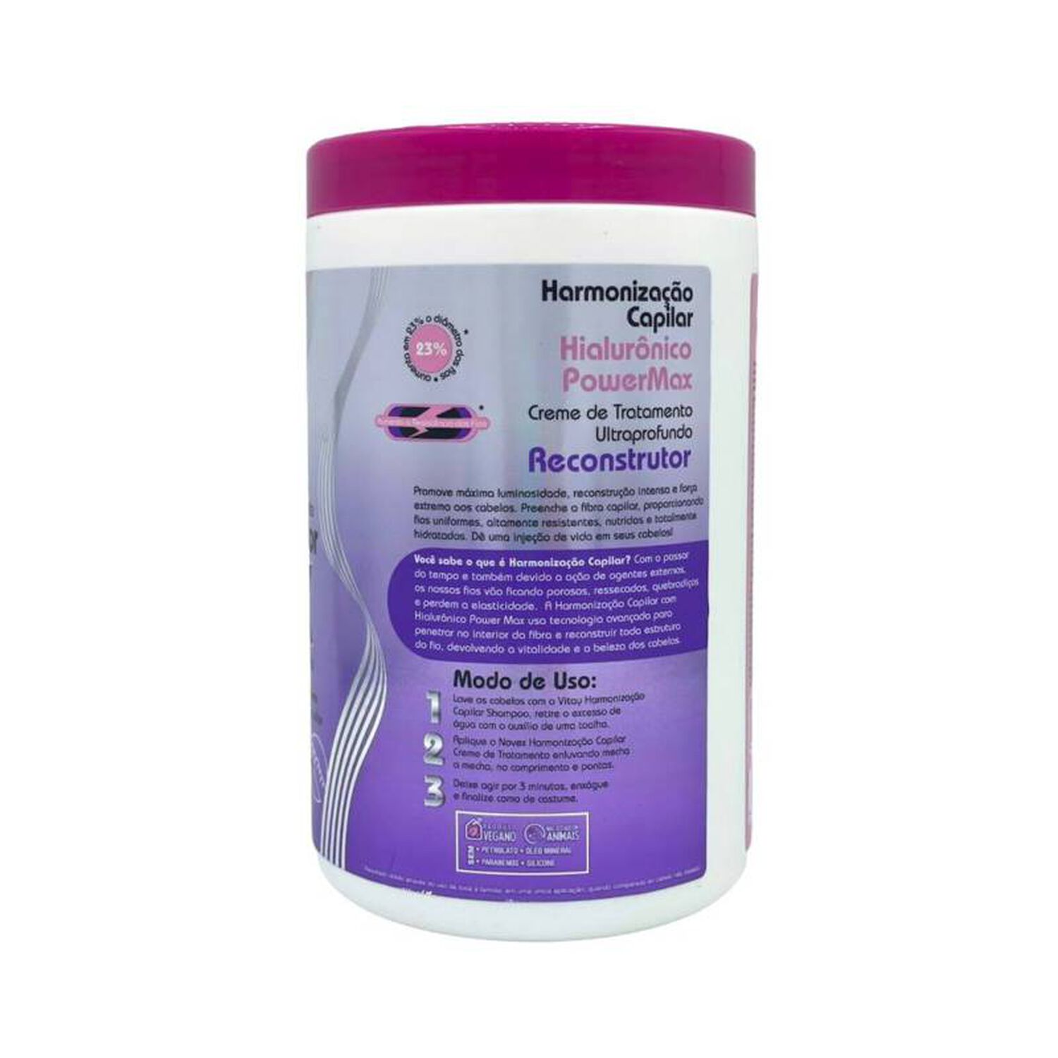Crema Tratamiento Hialuronico Power Max 1kg Novex image number 1.0