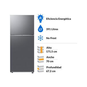 Refrigerador Top Freezer Samsung RT38CG6000S9ZS / No Frost / 391 Litros / A+