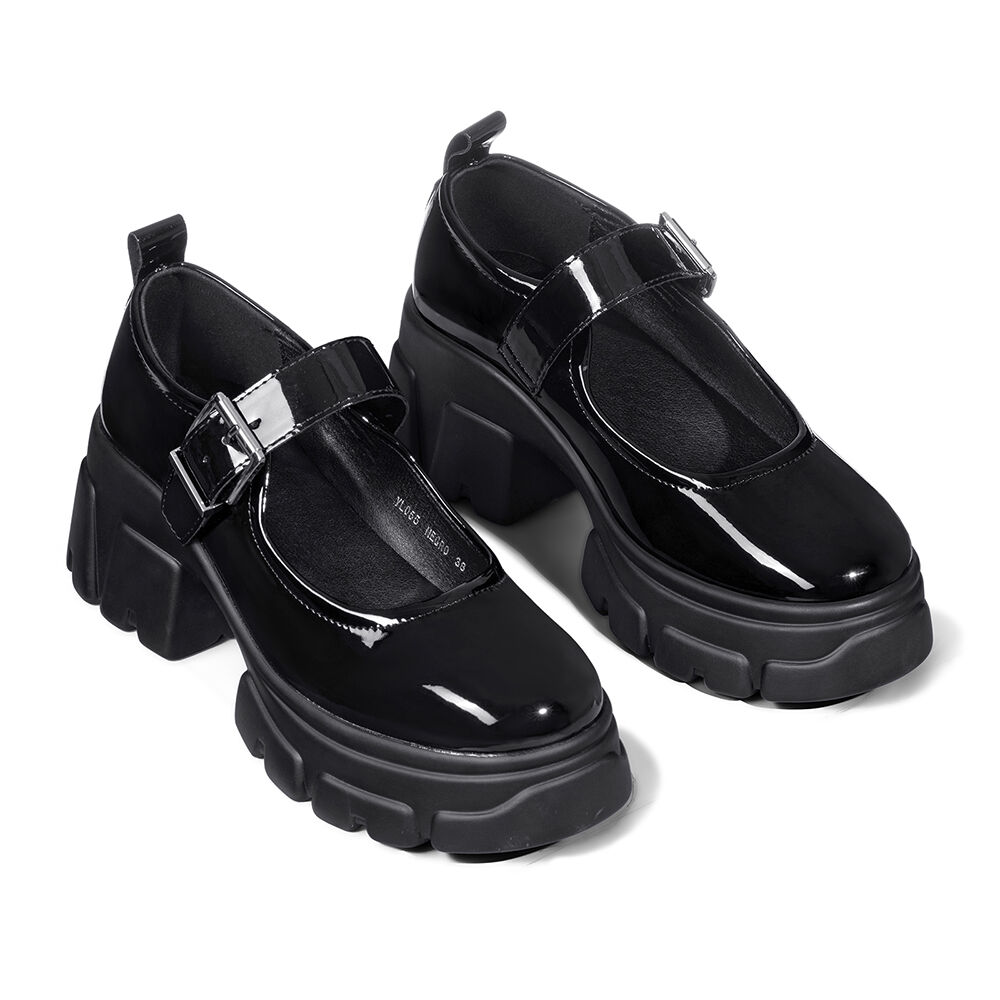 Zapato Mary Jane Tipo Escolar Plataforma Mujer Weide Yl055 image number 4.0
