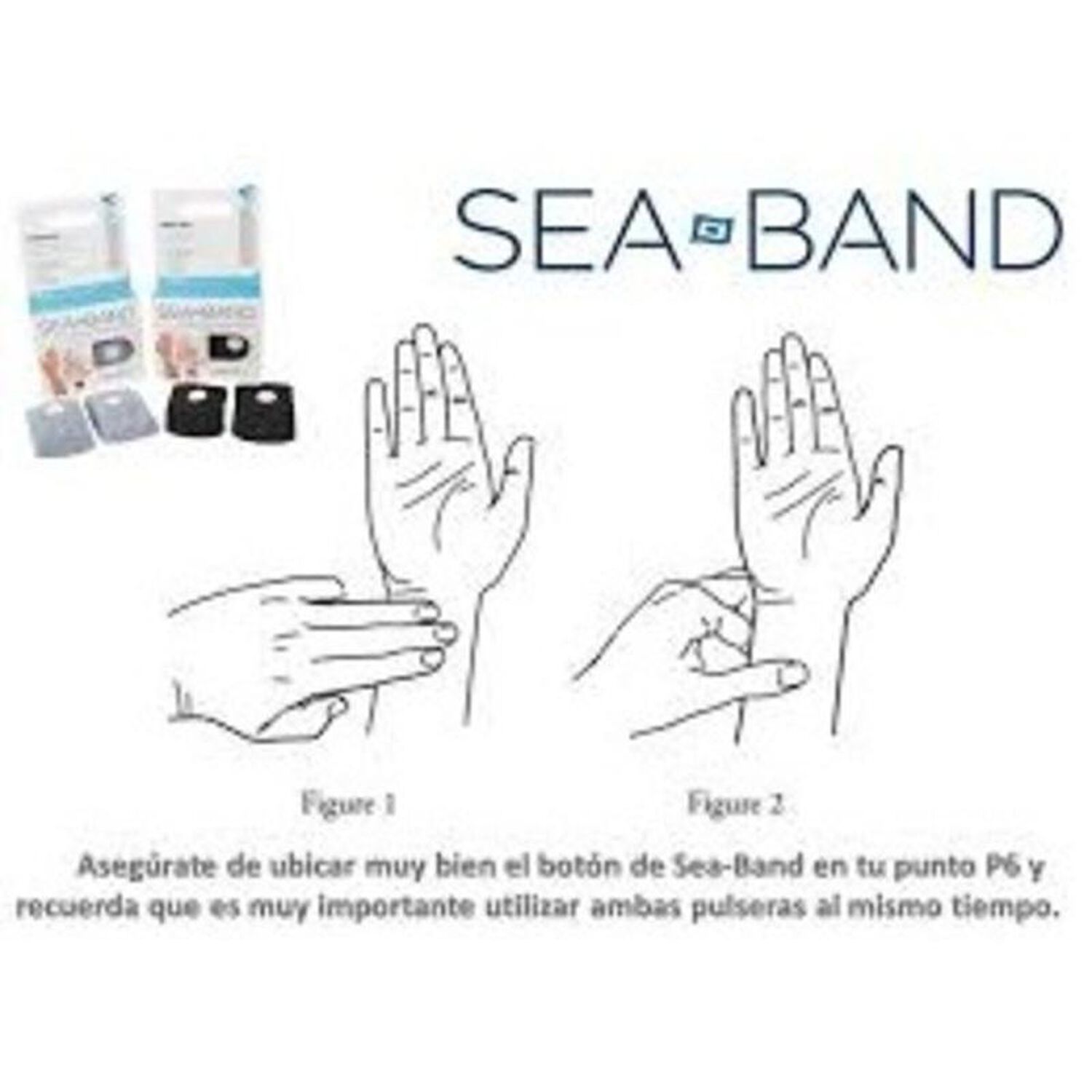 Pulsera Anti Mareos Adultos Gris image number 2.0