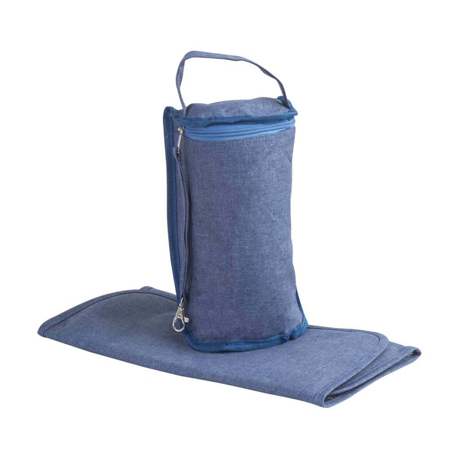 Bolso Maternal Bebesit Azul Melange image number 4.0