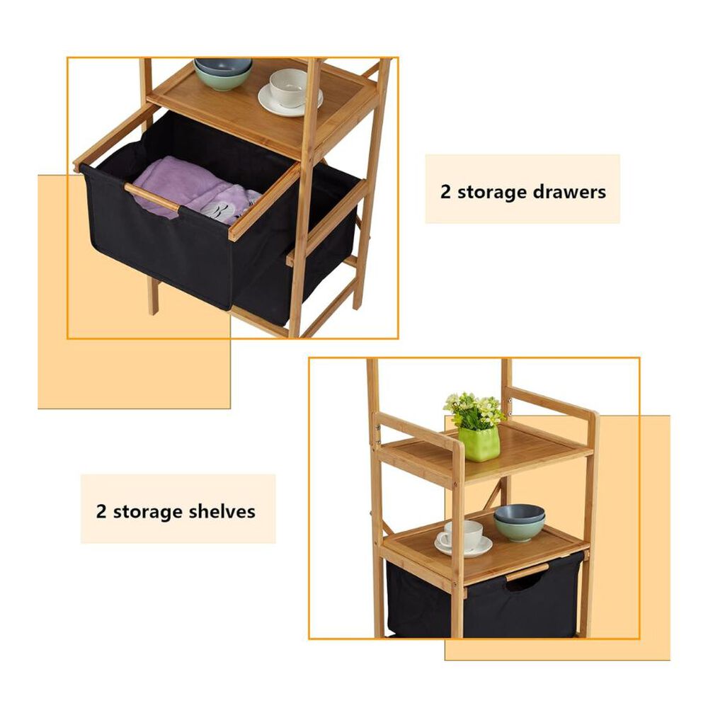 Estante Organizador De Ba&ntilde;o 4 Niveles Con Espejo image number 3.0