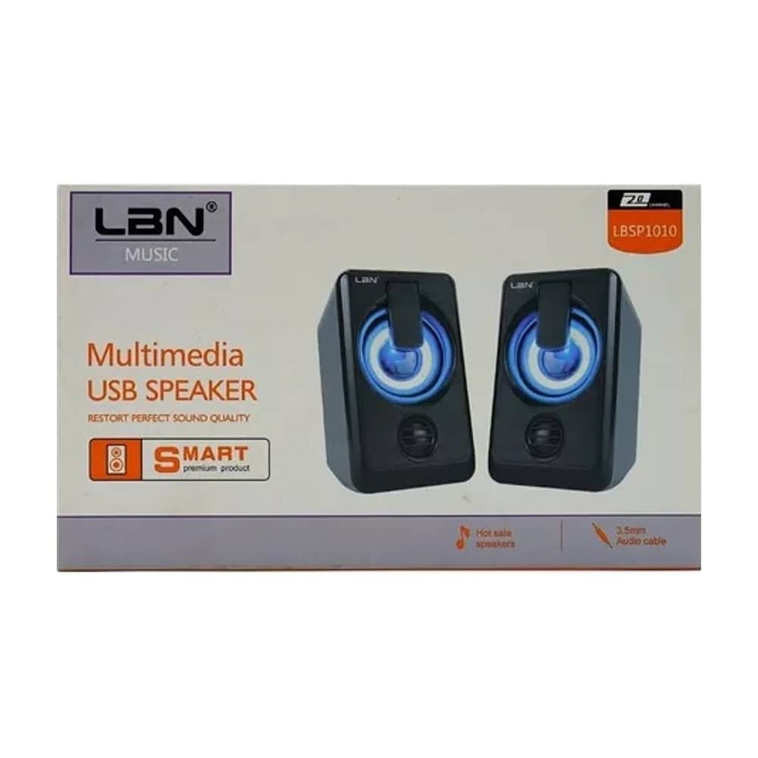 Parlante Para Pc 2.0 Multimedia Lbn Modelo Lbsp1010 image number 0.0