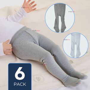 Pack 6 Pantys Algodón Primera Capa Ballerina Bebé Niño