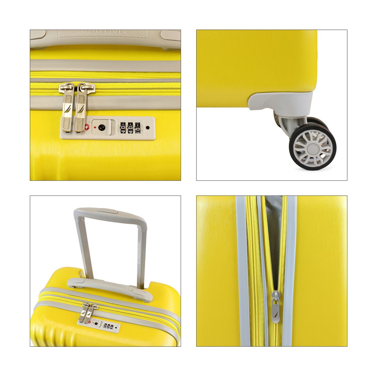 Pack 2 Maletas M+l Nautica Summer 20k Y 23k Amarillo image number 2.0