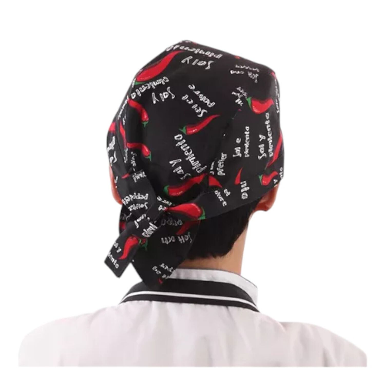 Gorro O Bandana De Cocina Chef Con Lazo Amarrable image number 5.0