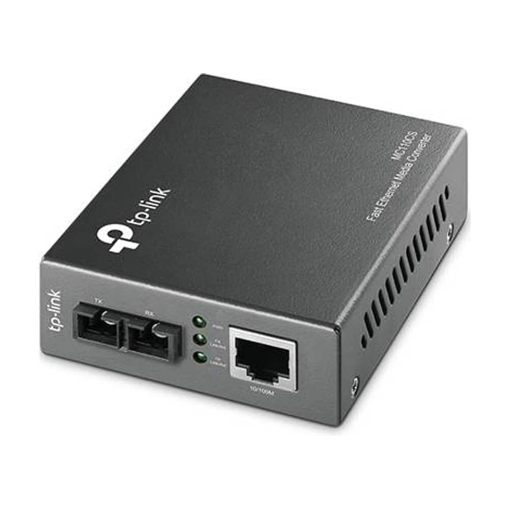Transceiver Tp-link Mc110cs Sm Monomodo 100mbps 2-sc 20km Plug 5.5 * 2.1mm image number 0.0
