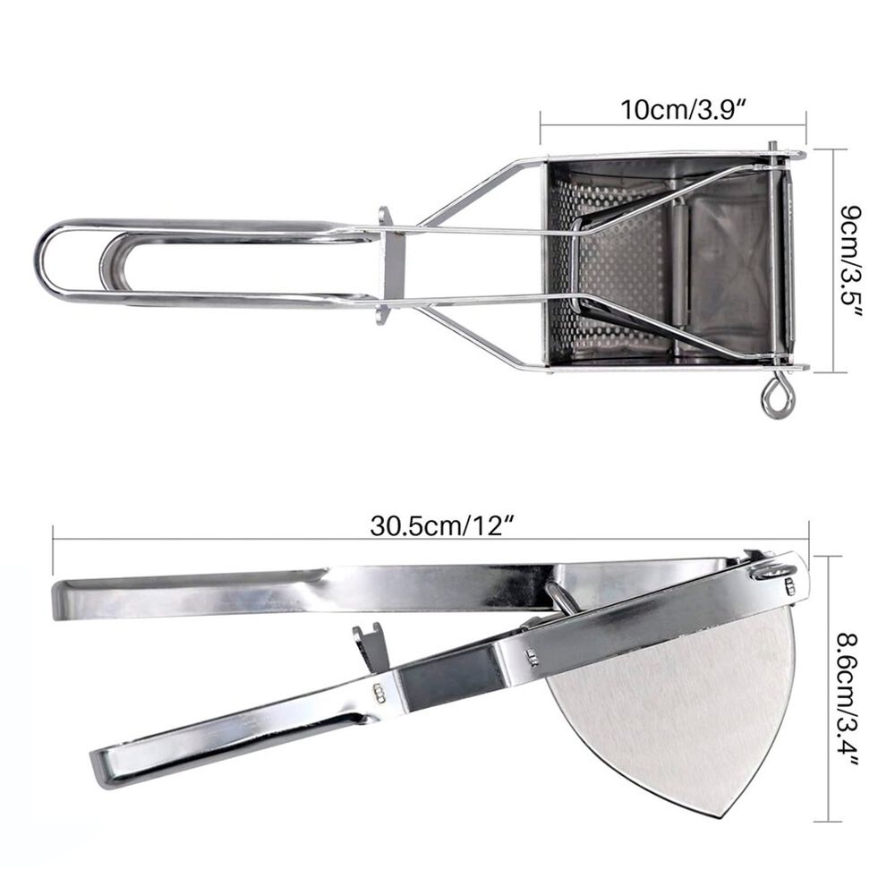 Prensa Manual Moledor De Papas Acero Inoxidable image number 3.0