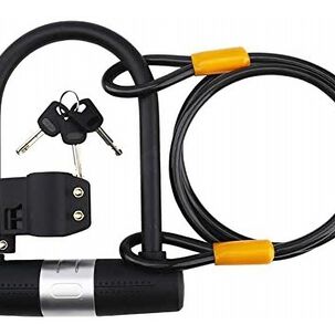 Candado Ulock Bulldog Con Cable Para Bicicleta