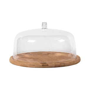 Porta Torta 27,5 Cm Con Tapa Bamb&uacute; Ou