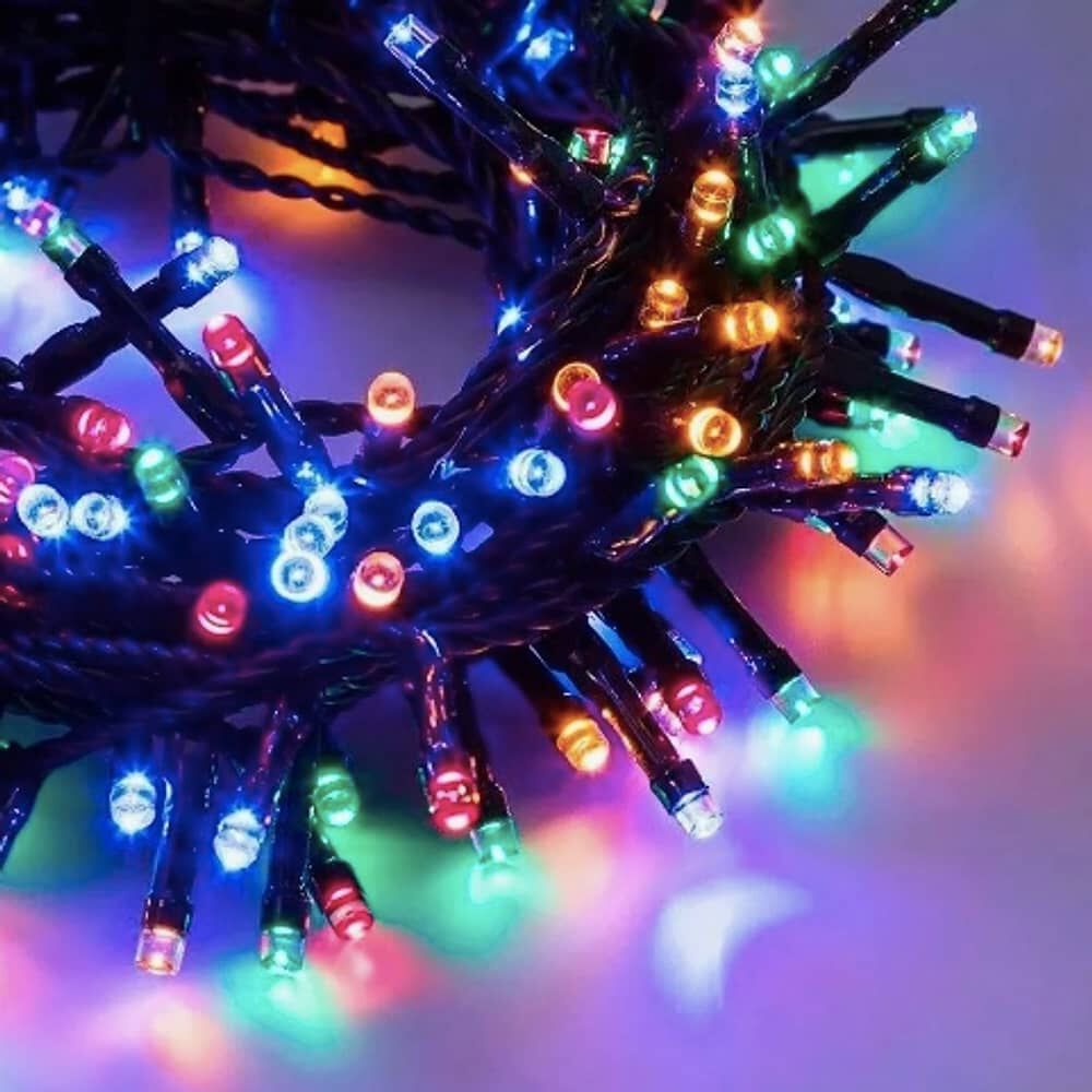Guirnalda 500 Luces Led Multicolor Arbol Pascua Navidad Deco image number 2.0