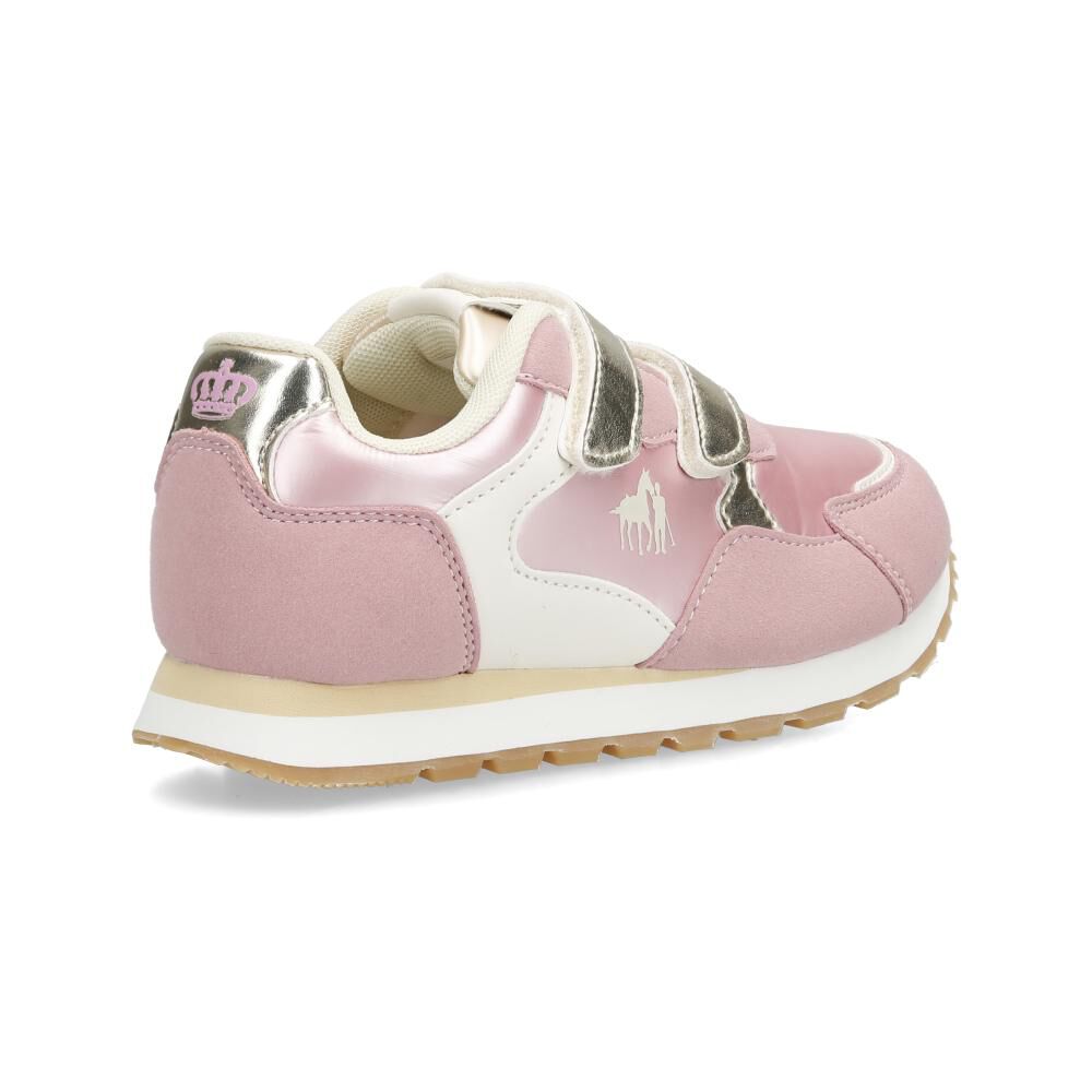 Zapatilla Infantil Niña The King's Polo Club Pink image number 3.0