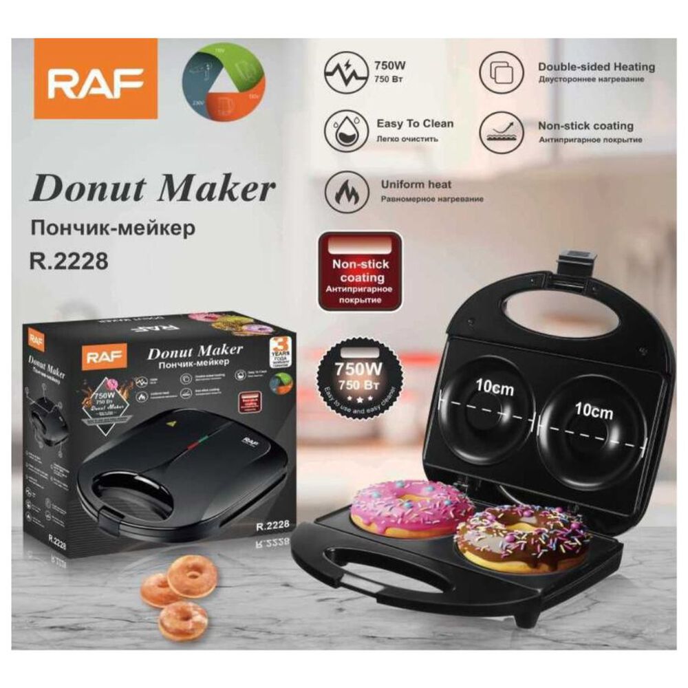 Maquina De Donas Grandes 2 Donas 750w Raf 2228 image number 2.0