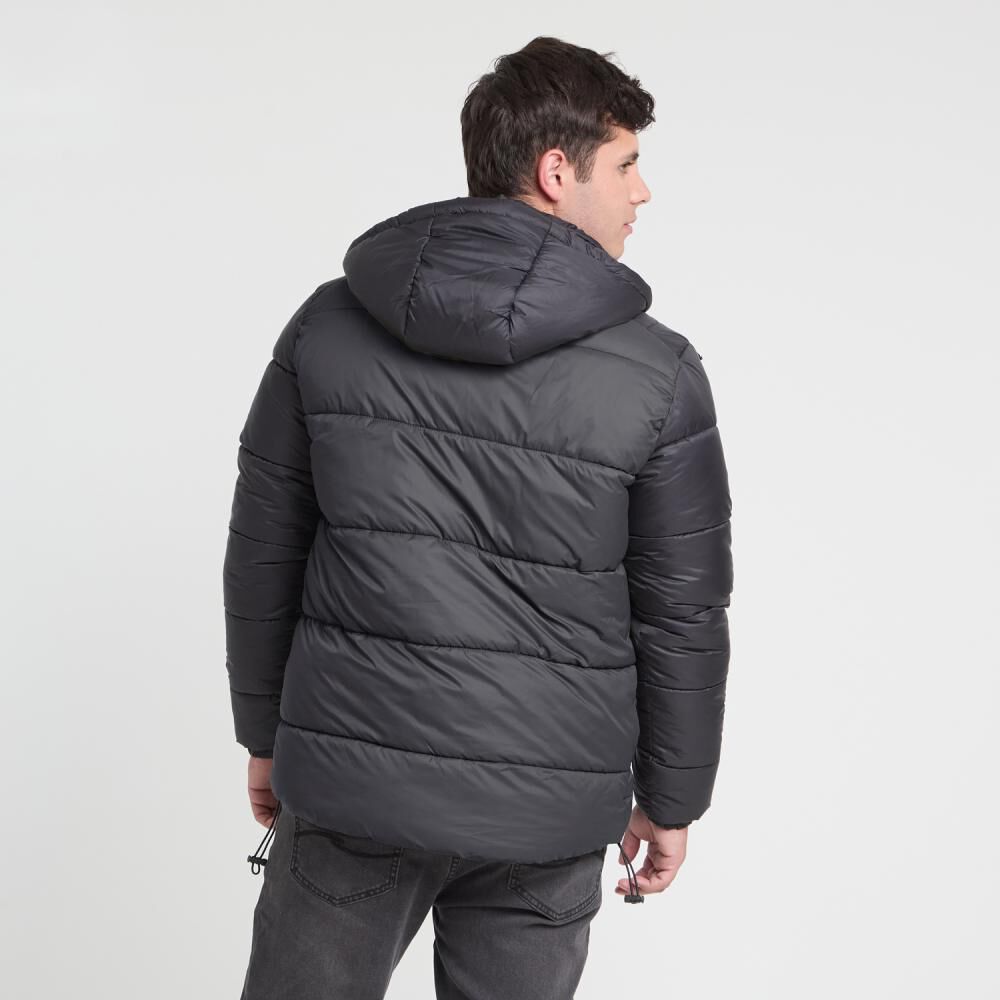 Parka Bloque Color Slim Cuello Alto Con Capucha Hombre Skuad image number 1.0