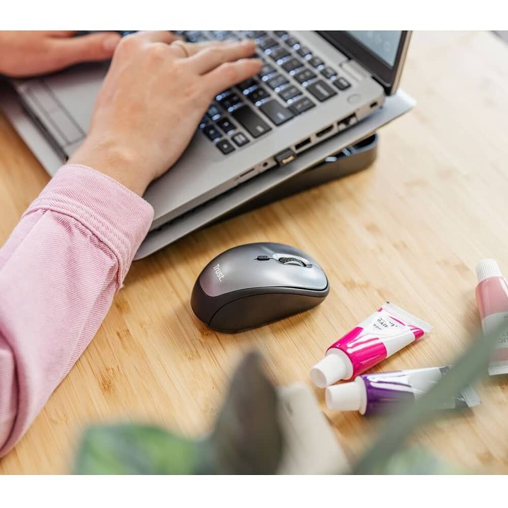 Mouse Inal&aacute;mbrico Silencioso Trust Yvi Eco image number 1.0