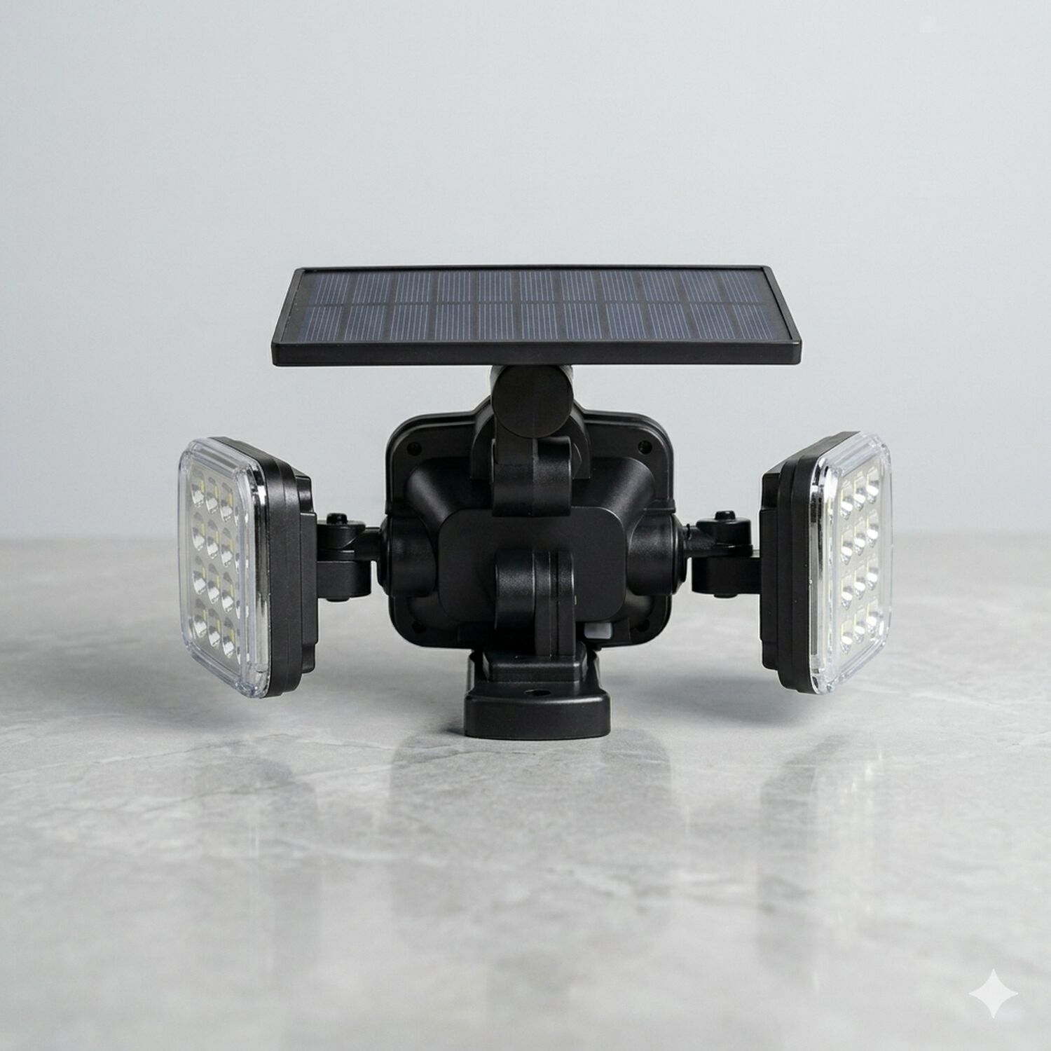 Luz Solar Foco Triple Cabezal Con Sensor De Movimientos image number 4.0