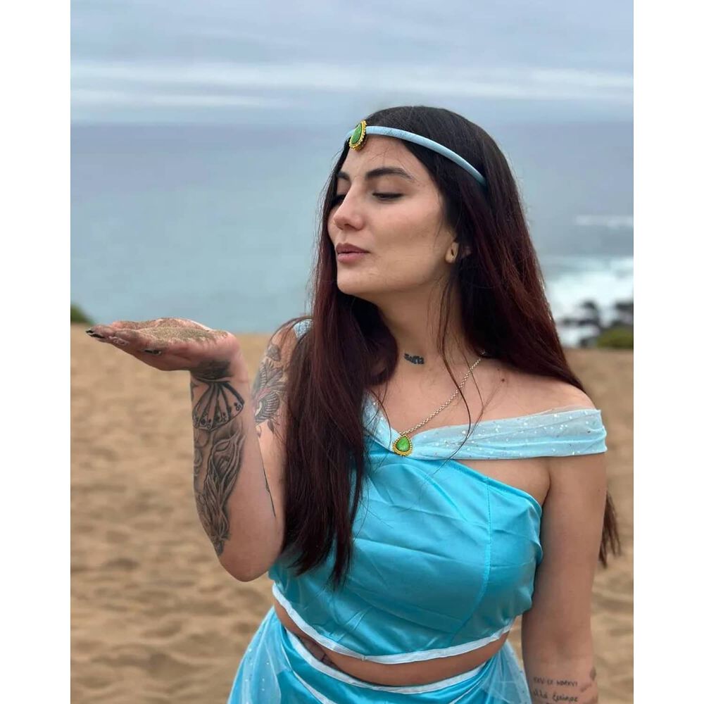 Disfraz Princesa Jasmine Jazmin Aladd&iacute;n Cosplay image number 8.0