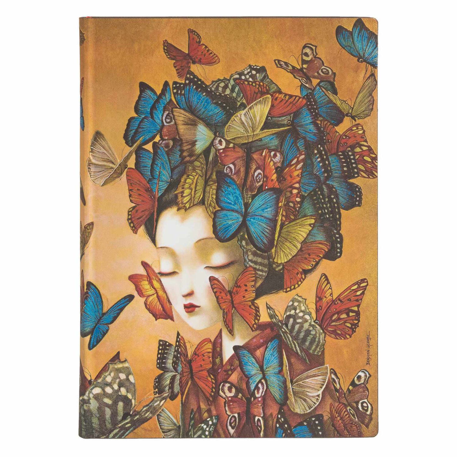 Libreta Tapa Flexible Madame Butterfly Midi Tapa Flexible image number 0.0