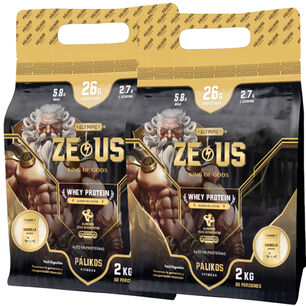 Pack Doble De Prote&iacute;na 4kg 100% Whey Protein - 2 X Doypack De 2kg(2 Vainilla)