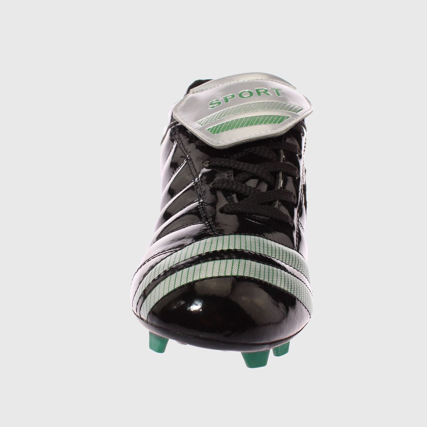 Zapato Futbol Negro/plata V&iacute;a Franca Art. 8a1161black image number 4.0