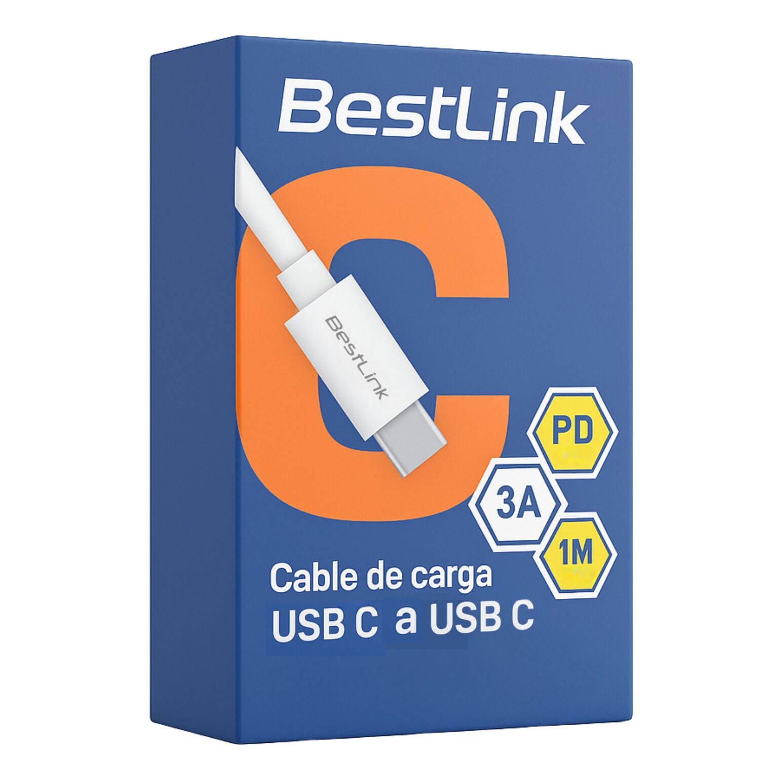 Cable Usb-c A Usb-c Compatible Con Carplay- Android Auto Pd3 image number 0.0
