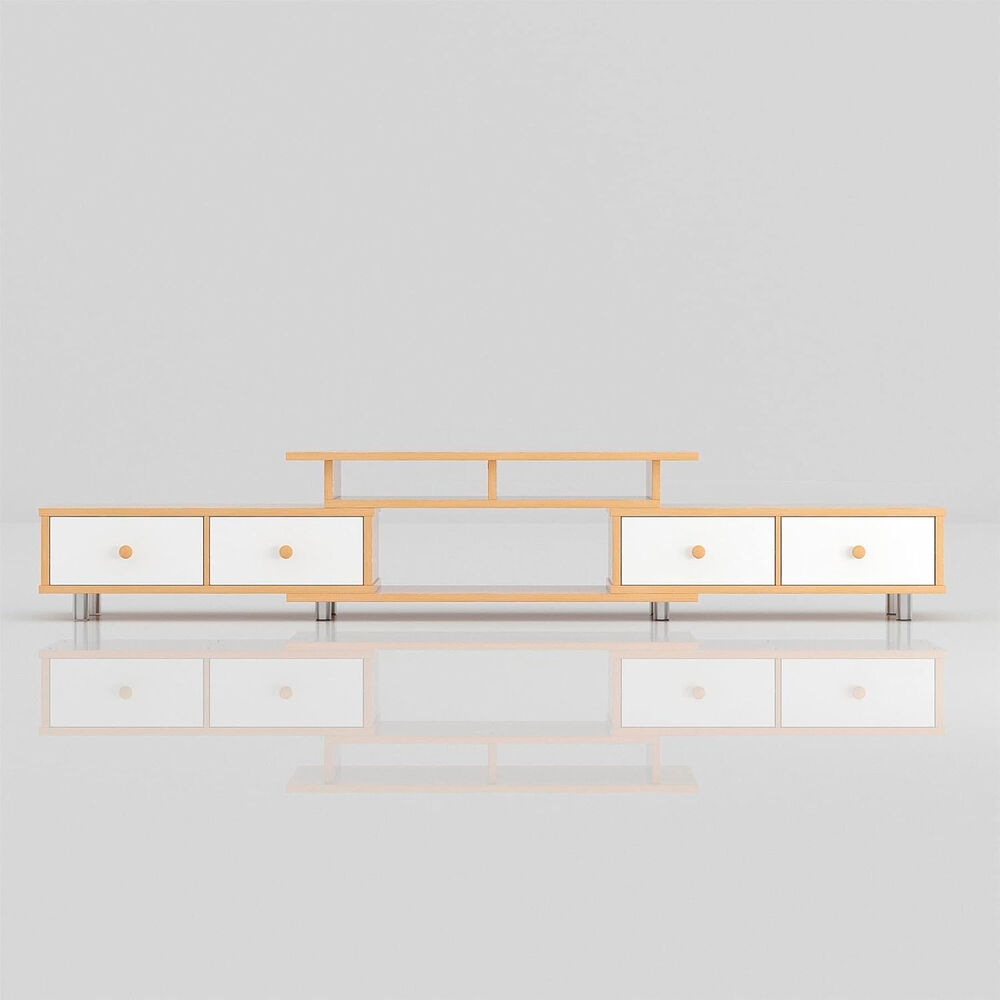 Rack Tv Extendible Cuatro Cajones image number 2.0