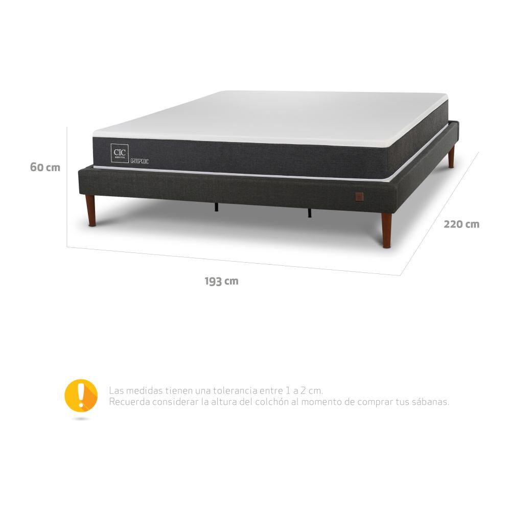 Cama Europea Cic New Ortopedic / King / Base Normal image number 11.0