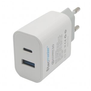 Enchufe Cargador Q30 Dual Pd 20w Tipo C+usb Súper Carga Certificado