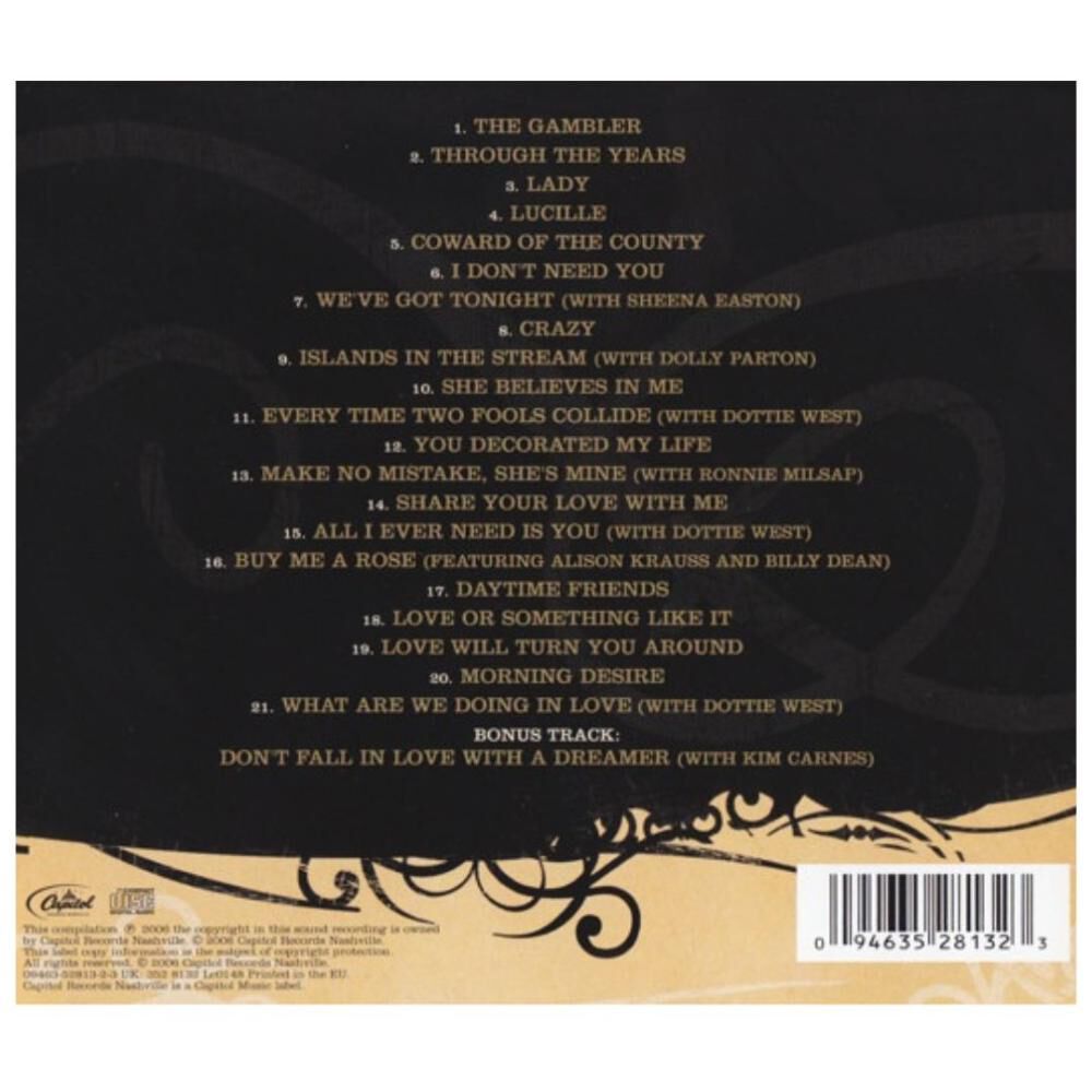 Kenny Rogers - 21 Number Ones | Cd image number 1.0