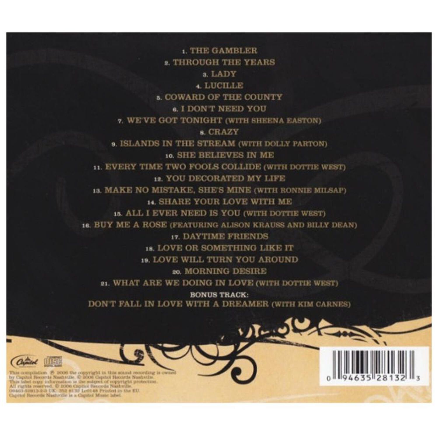 Kenny Rogers - 21 Number Ones | Cd image number 1.0