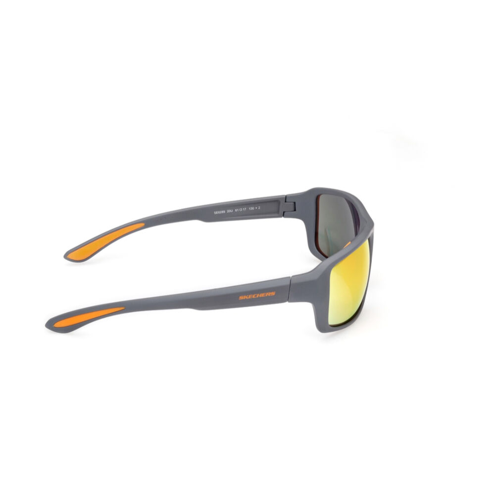 Lentes De Sol Gris Espejados Skechers image number 6.0