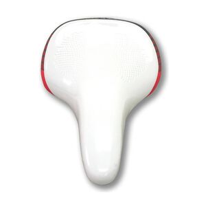 Sillin Asiento Ancho Blanco Para Bicicleta