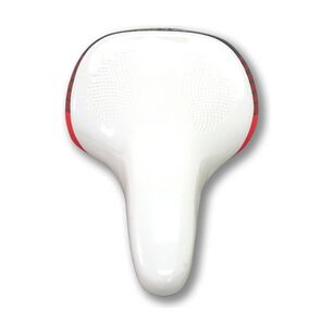 Sillin Asiento Ancho Blanco Para Bicicleta