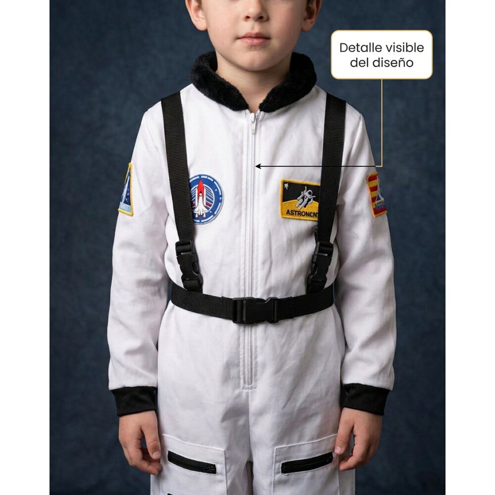 Disfraz Astronauta Cosplay Juego Rol Traje Espacial Ni&ntilde;os image number 2.0